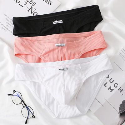 Cotton Briefs Men Sexy Bulge Pouch Underwear Sweat Absorptio