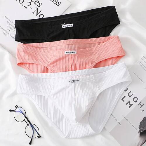 Cotton Briefs Men Sexy Bulge Pouch Underwear Sweat Absorptio