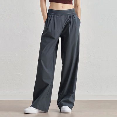 Lightweight Wide Leg Trousers Yoga Pants for Women 30
