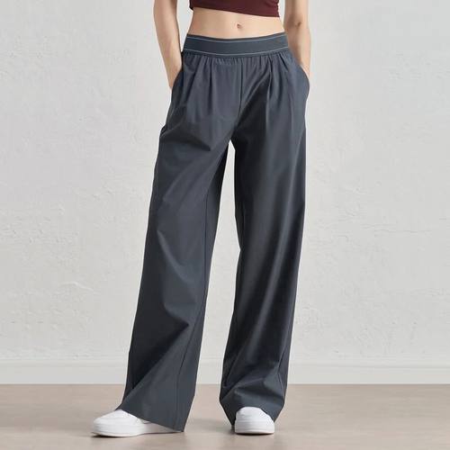 Lightweight Wide Leg Trousers Yoga Pants for Women 30