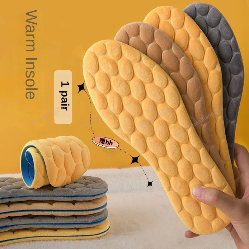 Winter Warm Cotton Insole for Shoes Plush Snow Boots Shoe So