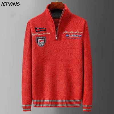 Autumn Sweater Male Shark Clothing Cotton Wool Jumpers Pullo