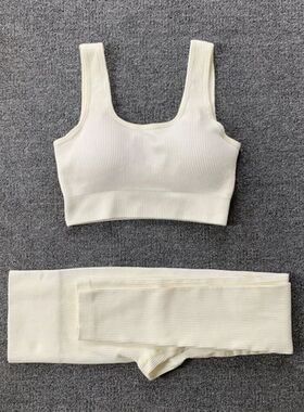 Women Seamless Yoga Set Gym Workout Clothes for Female Push
