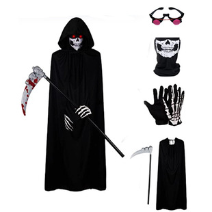 New Halloween Party Children Adult Death Black Cloak Cloak S