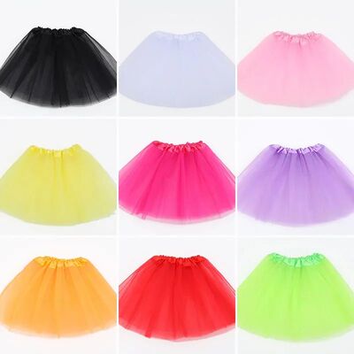 Girl tutu skirt Elastic Ballet Dancewear Tutus Mini Skirt Fo