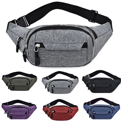 Men's Breast Package Waterproof Outdoor Sports Bag Canvas Po
