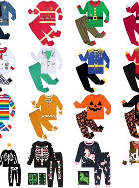 Kids Halloween Pajamas Set Boys Pajama Boy Pyjamas Child Doc
