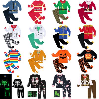 Kids Halloween Pajamas Set Boys Pajama Boy Pyjamas Child Doc
