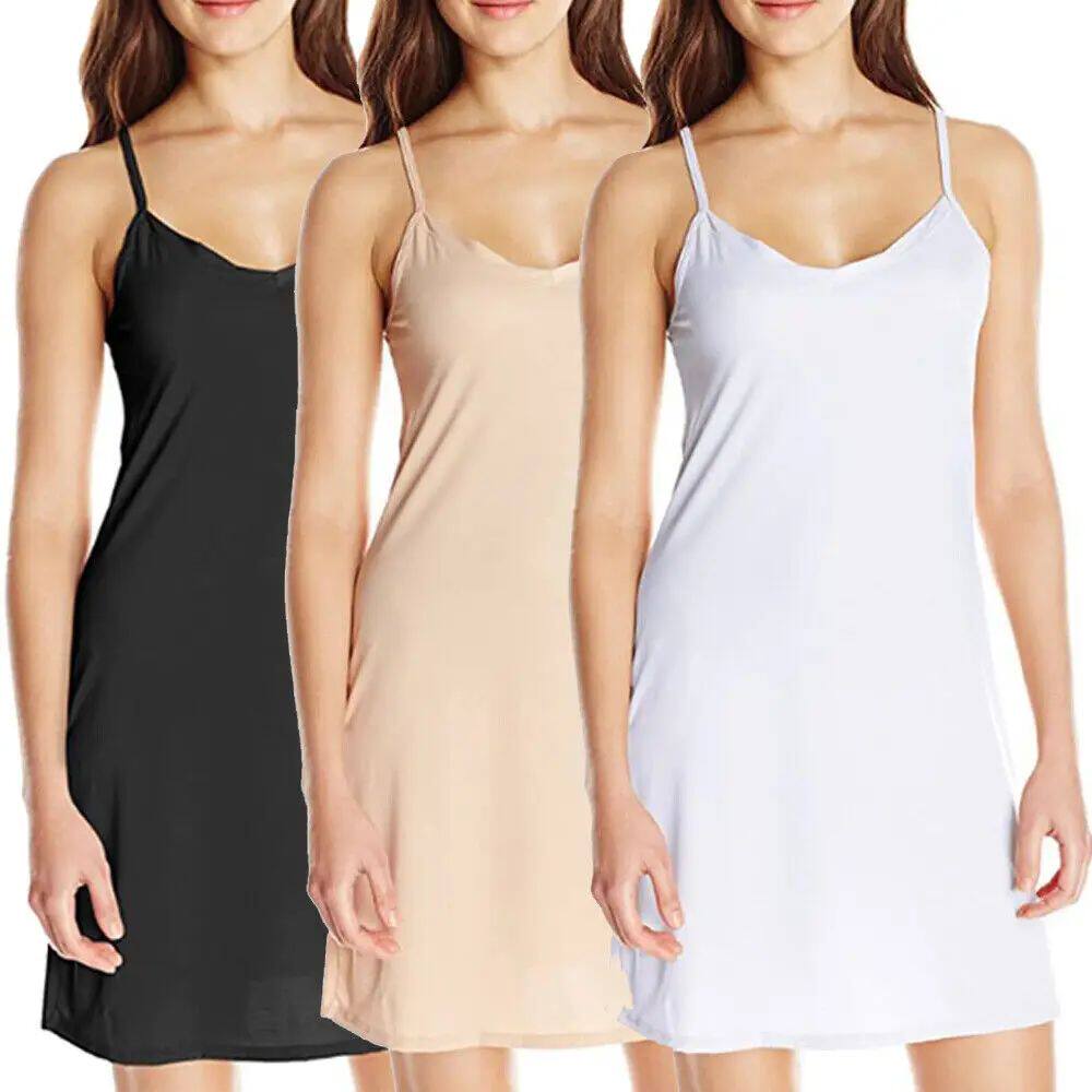 Plus Size Full Slips Dresses For Women Thin Summer Petticoat