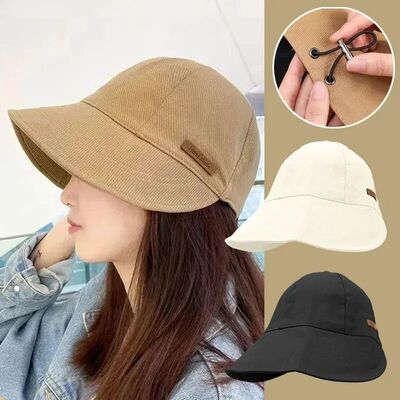 Women's Foldable Sunhat Summer Outdoor Beach Fisherman Hat S
