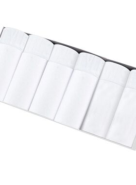 6Pcs White Boxers Man Sexy Underpants Brands Underwear Mens