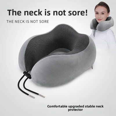 U Shaped Memory Foam Neck Pillows Soft Travel Pillow Massage