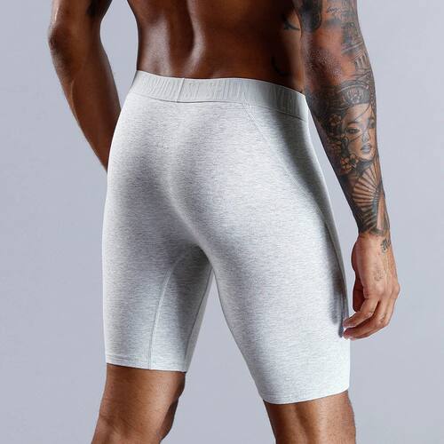 2024 New Style Cotton Boxer Long Leg Underwear For Man Short