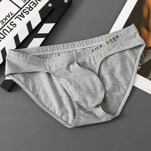 U Bulge Pouch Underwear Men Soft Cotton Briefs Breathable Un