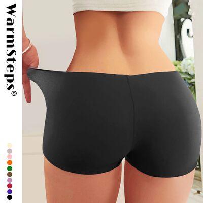 WarmSteps Women's Boxers Seamless Boyshorts for Woman Solid