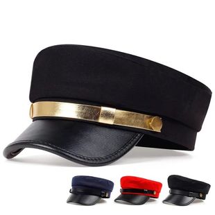 Hats Flat For Leather Women Caps Eaves Baseball Unisex Top