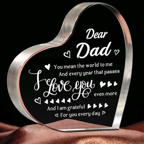 Gifts for Dad Christmas - Engraved I Love You Dad Keepsake -