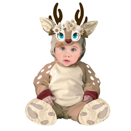 Little Deer Fawn Costume for Baby Boys Girls 6M 12M 18M 2pcs