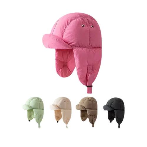 Winter New Padded Bomber Hats for Men and Women Outdoor Wind