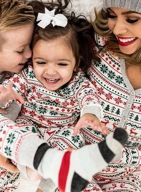 Christmas 2025 Family Matching Outfits Allover Print Mom Dad