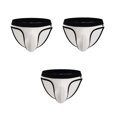 3Pack Underwear Men Sexy U Pouch Underwear Men Briefs  Tanga