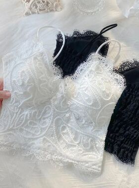 Fashion Women's Crop Tops Sexy Lace Tank Top Chest Wrap Band