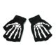 Skeleton Skull Half Unisex Gloves Halloween Finger Glo Adult