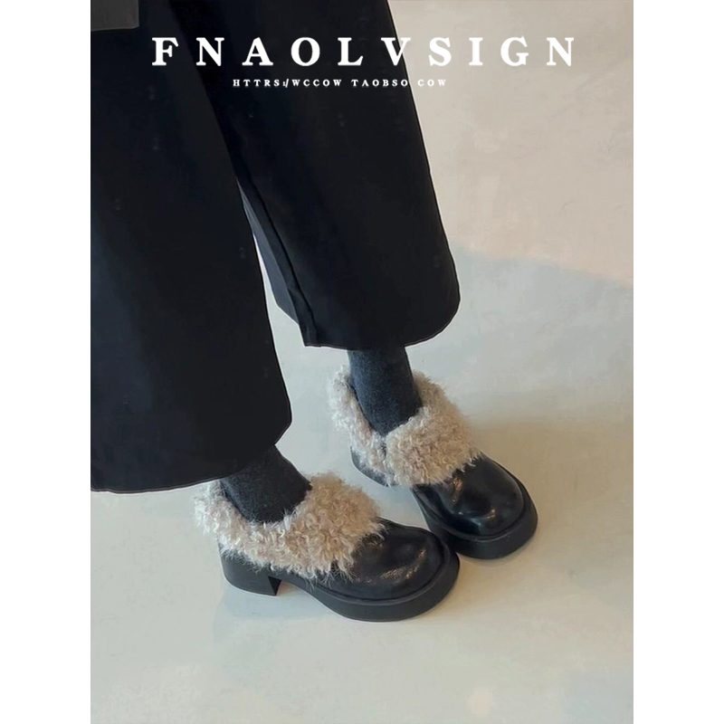 【现货！免费试穿】高跟小皮鞋女