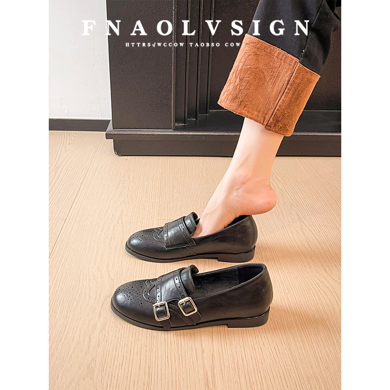 【现货！免费试穿】加绒乐福鞋