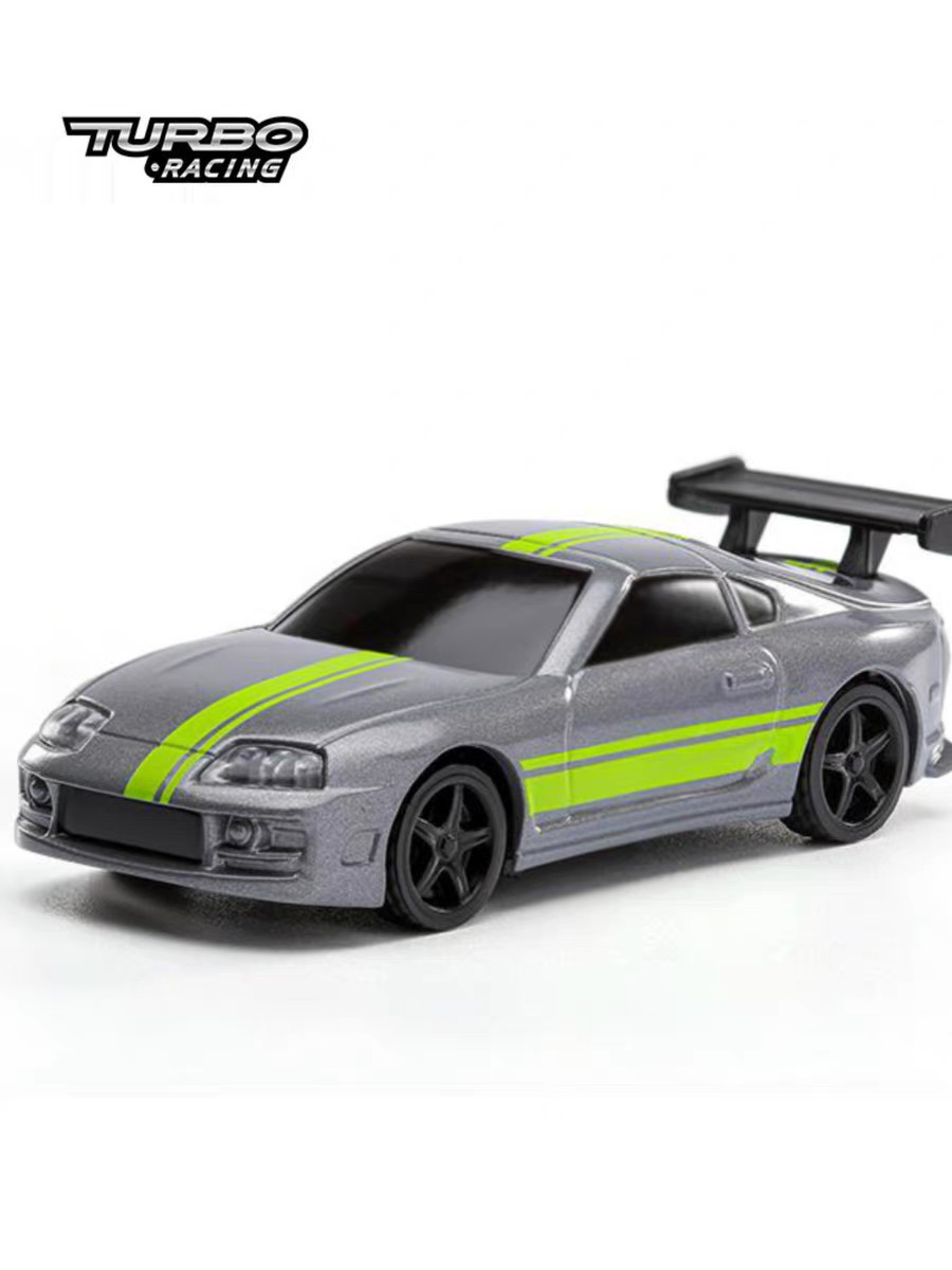 TURBO RACING 1:76 微型遥控电动跑车 C73 仿真 丰田 牛魔王 桌面
