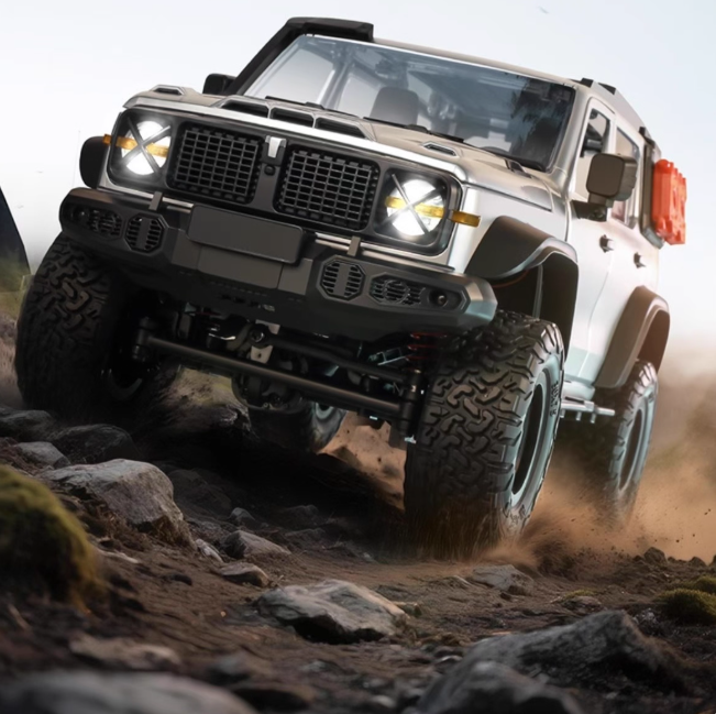 莽牛 MN 300 坦克300 四驱大马力RC攀爬车全比例遥控越野汽车模型