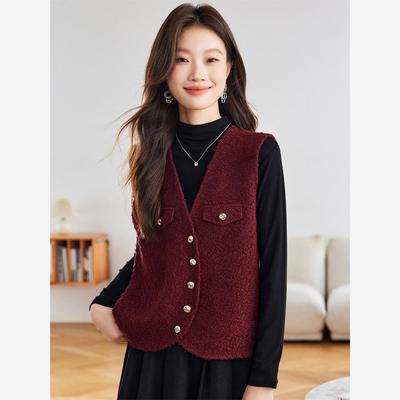 小香风针织马甲外套女春