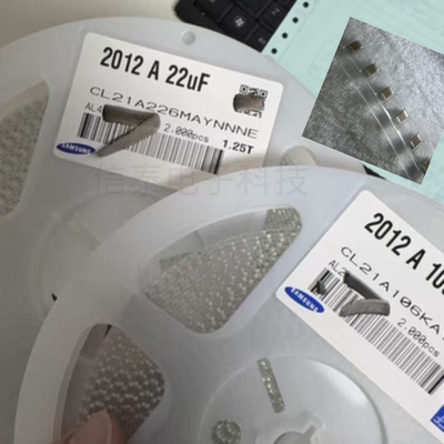 原装 0805贴片电容 25V 22UF ±20% X5R CL21A226MAYNNNE 三星