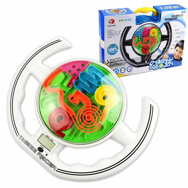 计时器方向盘幻智球魔幻3D球平衡力注意力益智玩具走珠迷宫球轨道|msdalam kategori Toy/bayi/teka-teki/blok bangunan/model, membuka kunci/Maze/Cube Rubik/mainan Intelek, kelas Maze - dari Buy2taobao.com untuk memberikan perkhidmatan ejen Taobao profesional membeli