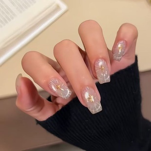 【神谕圣光】轻奢璀璨神谕圣光猫眼十字架纯手工穿戴甲高级感婚甲