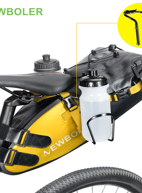 NEWBOLER大容量自行车尾包山地公路车带稳定架防水车包骑行鞍座包