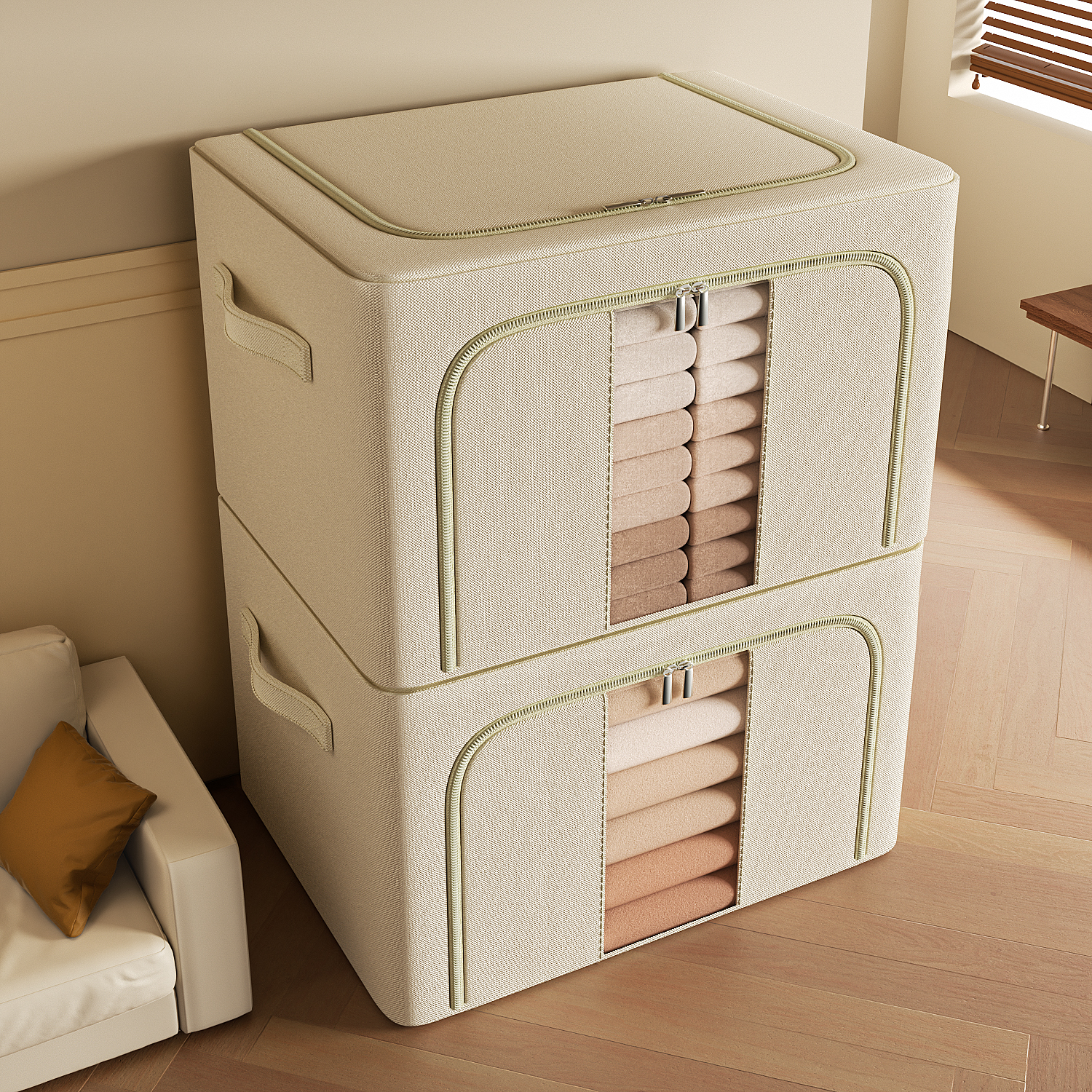 日本衣服收纳箱大容量