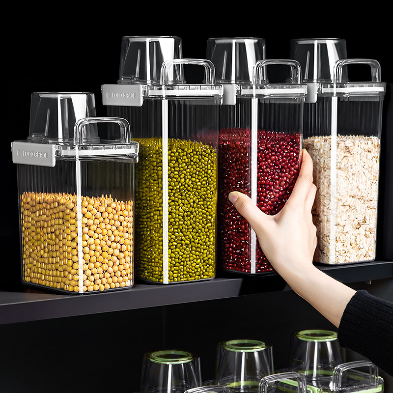 日本五谷杂粮收纳盒米桶家用防虫防潮密封食品级厨房储存收纳罐子,厨房/烹饪用具,密封罐,淘宝优惠券,粉丝福利购,淘宝优惠卷