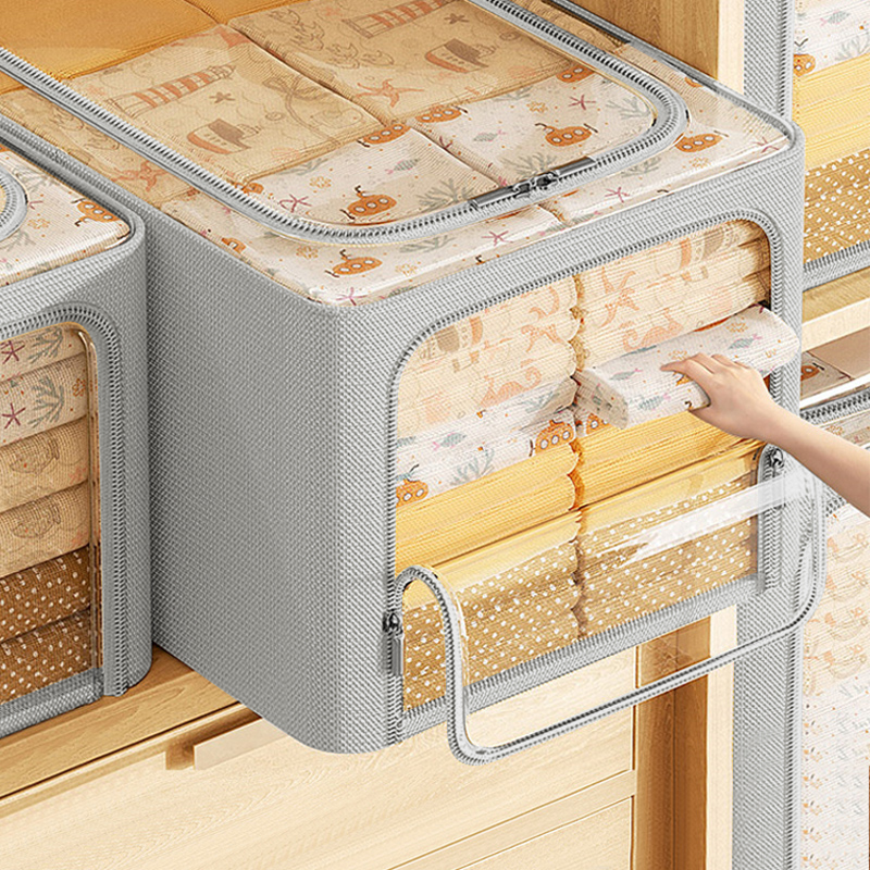 日本衣物整理箱家用折叠