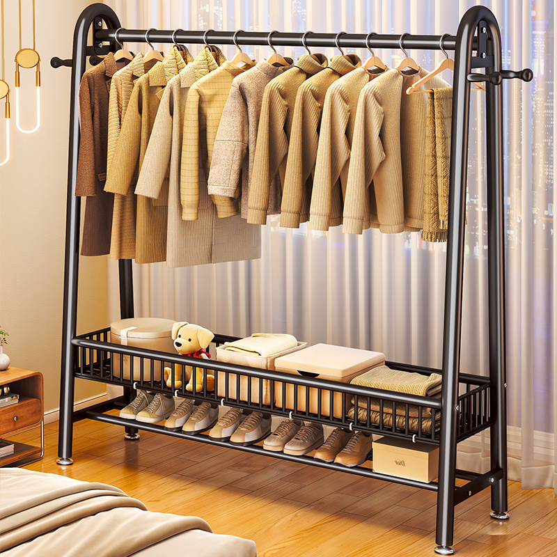 日本压不弯の落地挂衣架