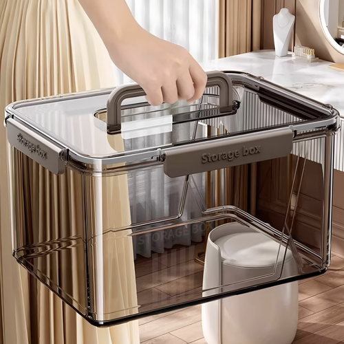 日本透明密封收纳箱整理箱家用