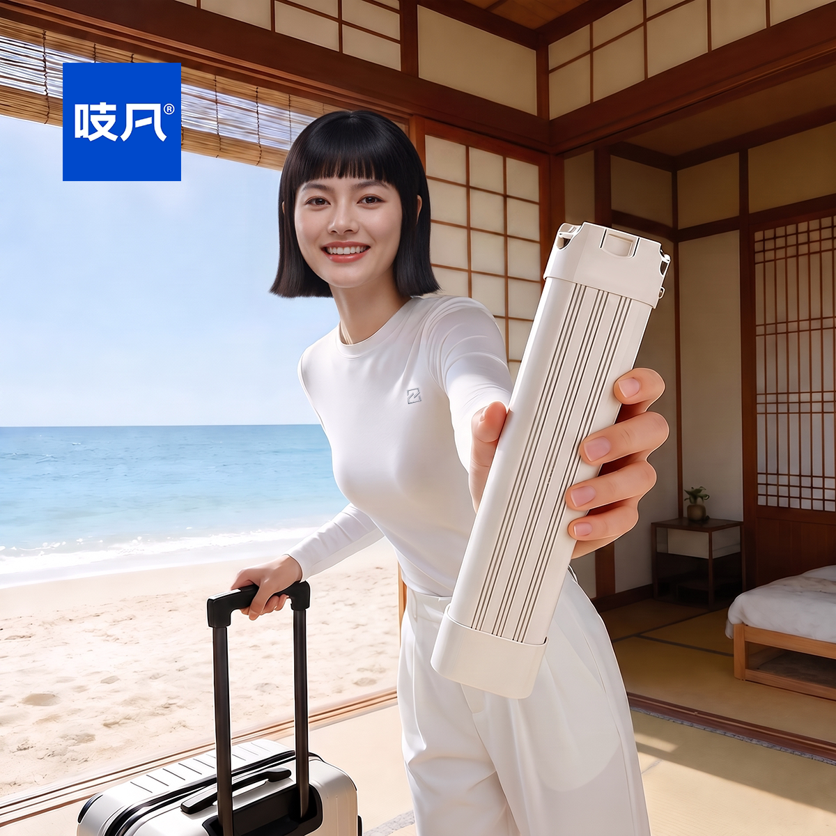 旅行晾衣神器可折叠便携式晾衣架