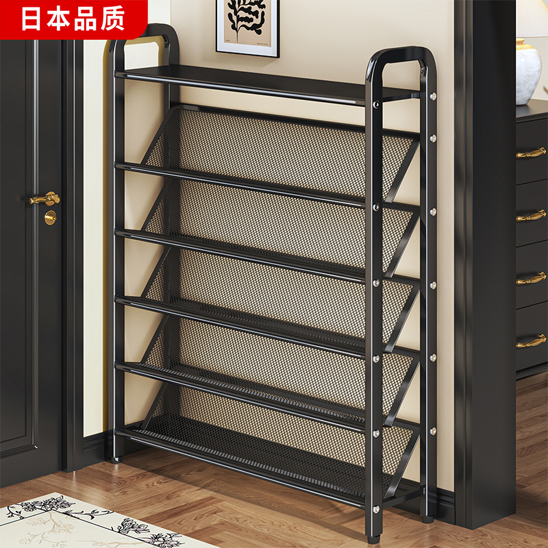 日本鞋架小窄门口多层家用鞋柜