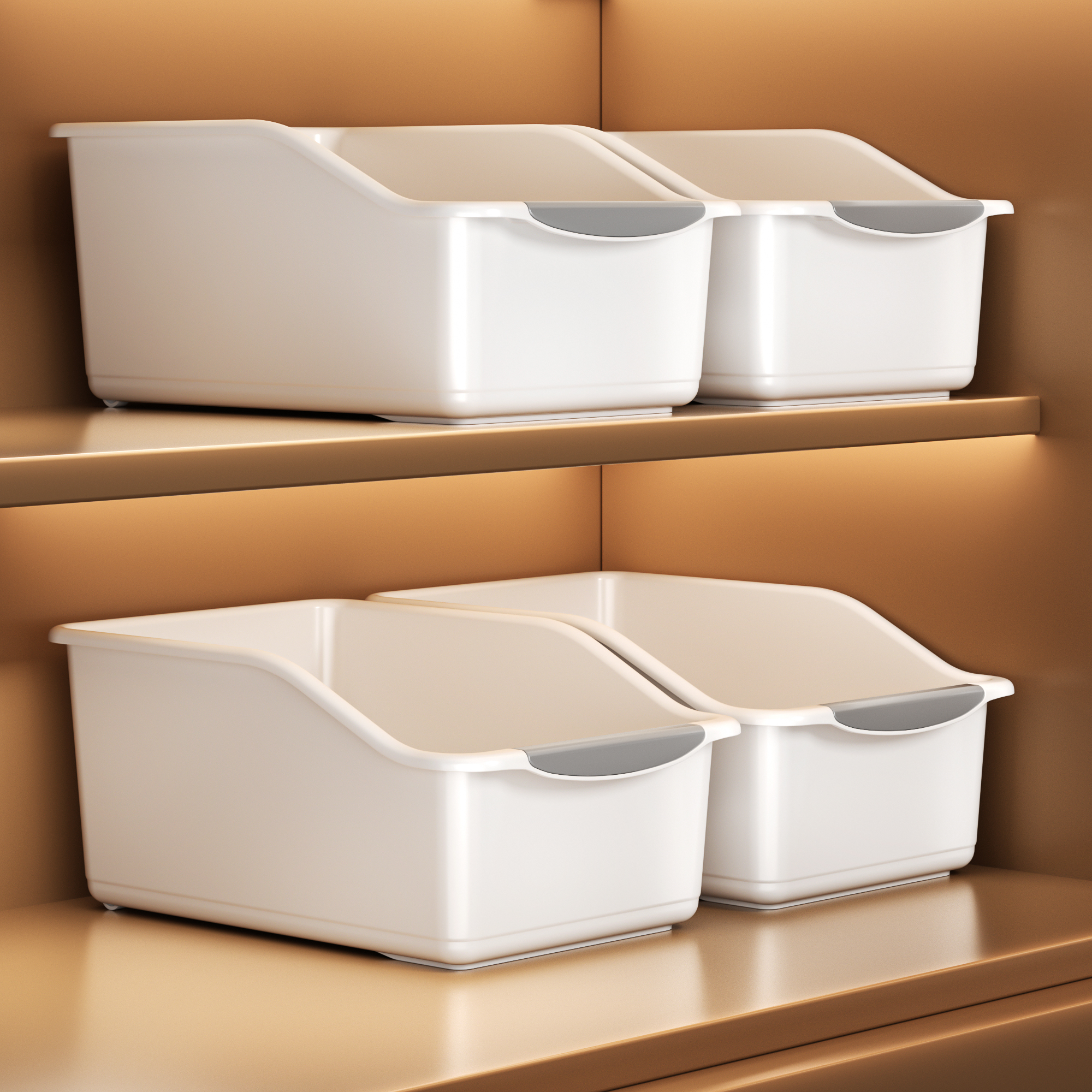 厨房收纳盒橱柜调味料整理盒