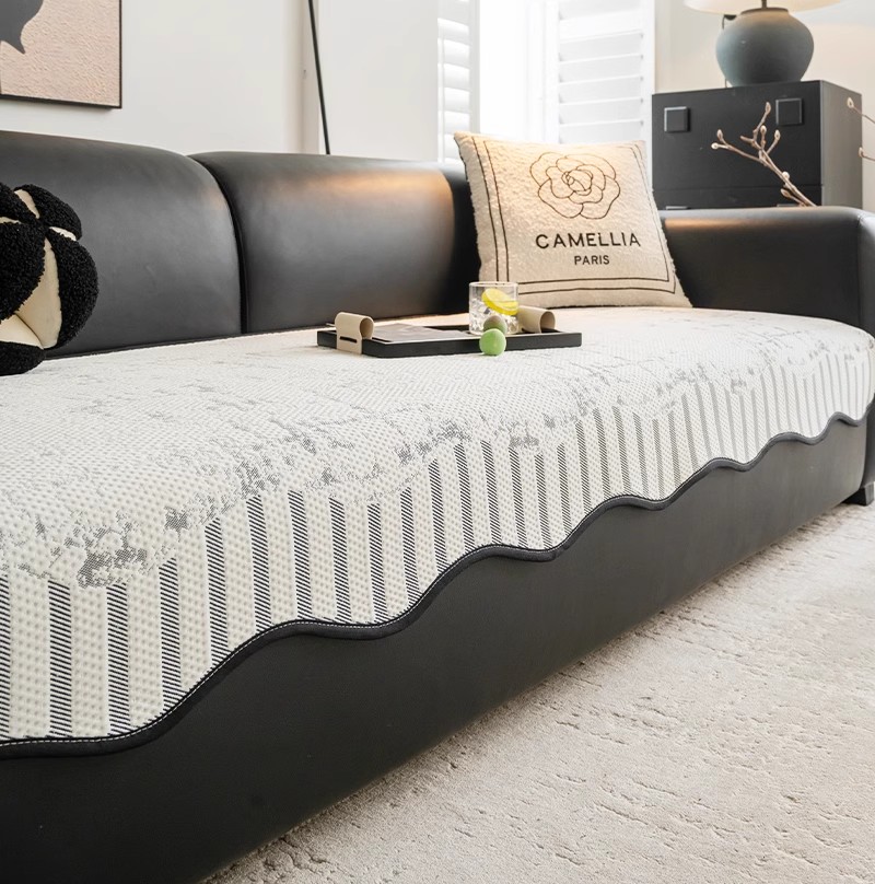 沙发垫固定防滑盖布皮