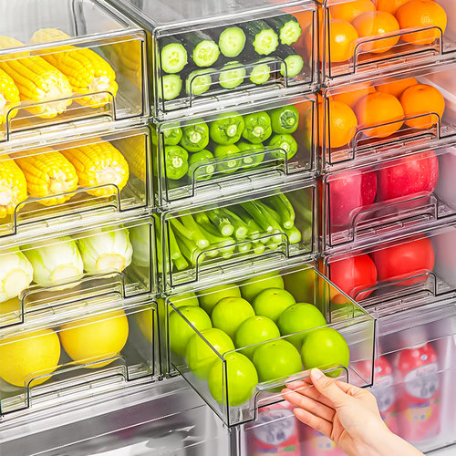 日本冰箱冷冻抽屉式保鲜盒