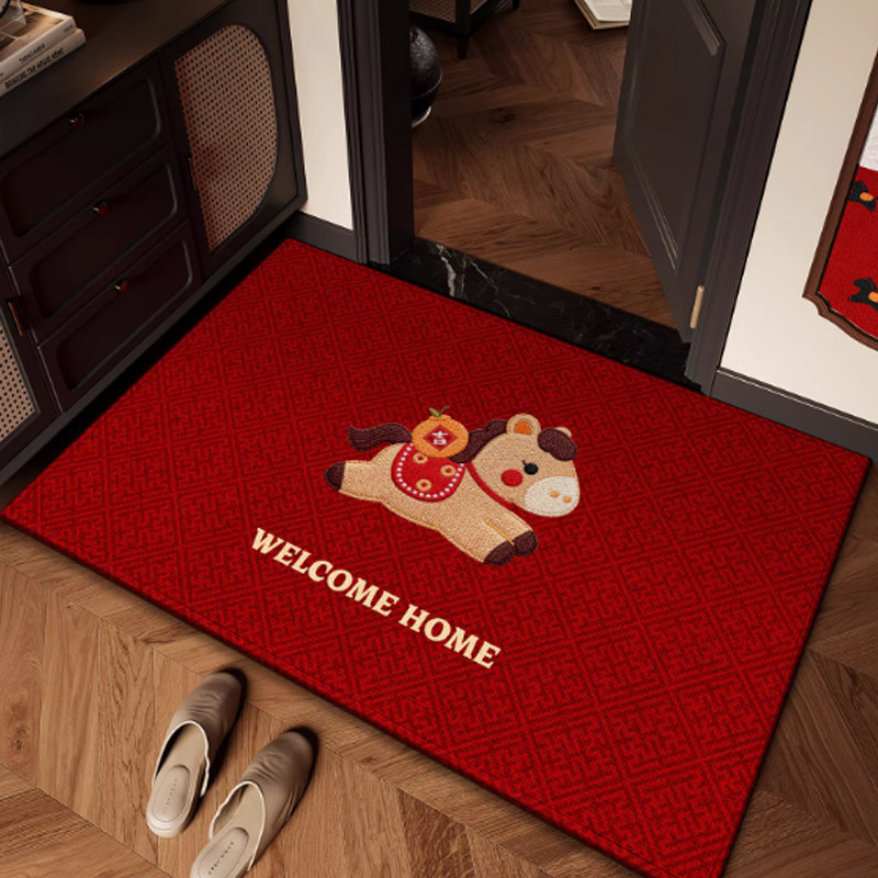 马到成功入户门地垫进门地毯高级门口垫子家用门垫轻奢客厅脚垫,居家布艺,入户地垫,淘宝优惠券,粉丝福利购,淘宝优惠卷