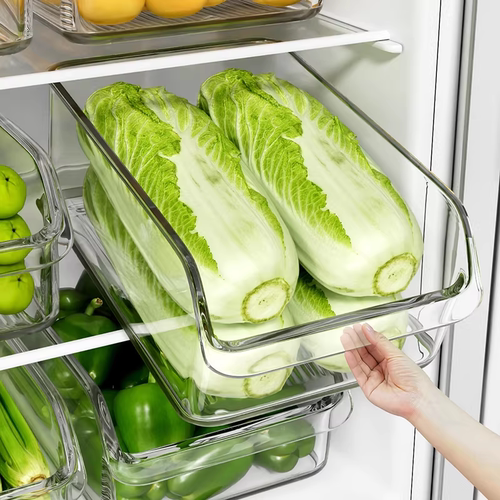 大容量好拿取冰箱收纳盒食品级
