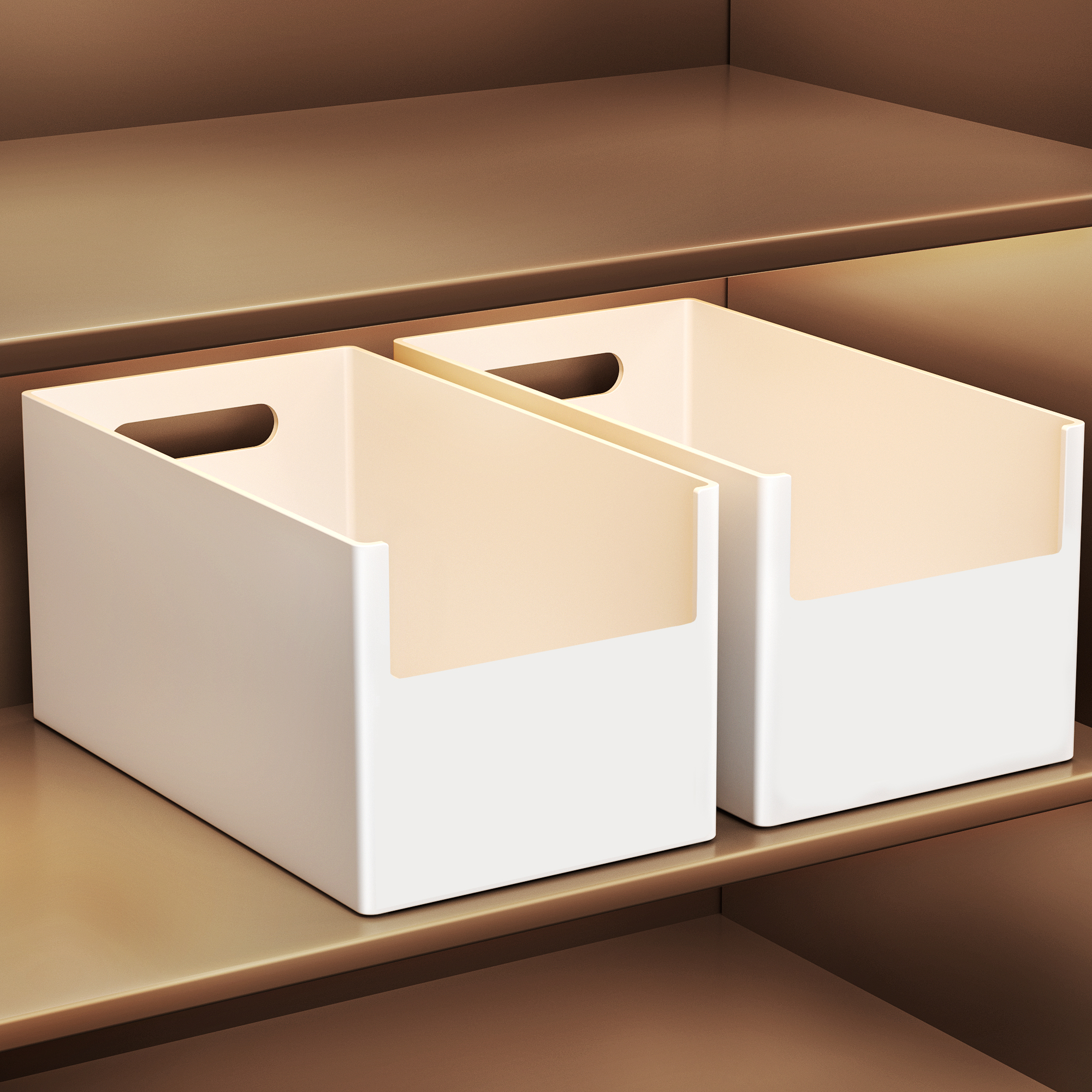 橱柜收纳盒零食杂物收纳筐