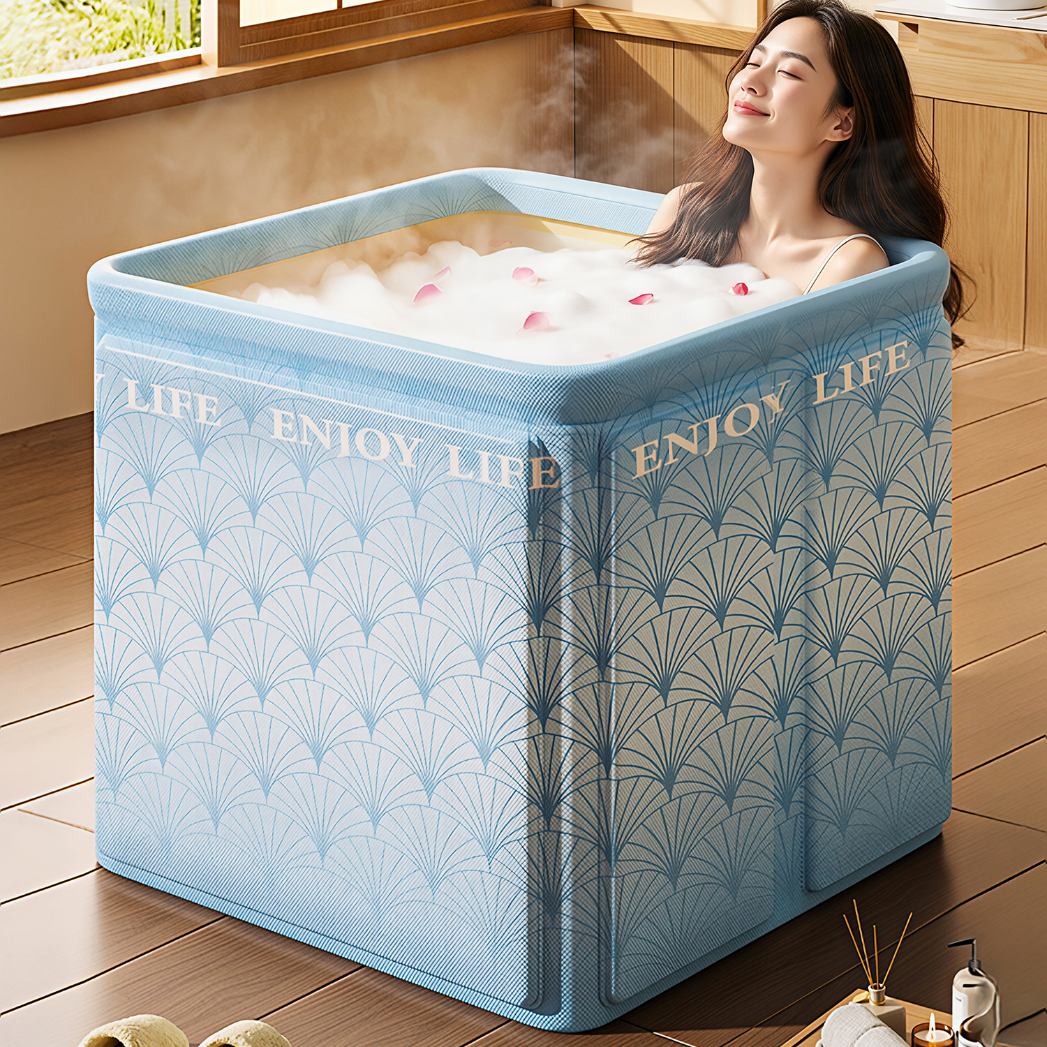免安装【展开即用】泡澡桶